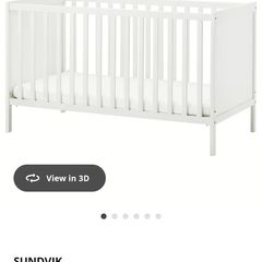ikea cot 70 x 140 white