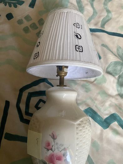 table lamp Donegal Parian china