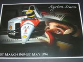 Ayrton Senna - Beautiful Tribute Poster Print A3 Size