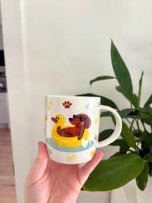 Sausage dog mug