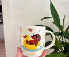 Sausage dog mug
