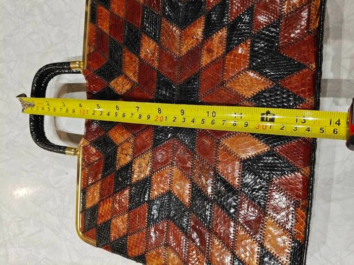 vintage snakeskin handbag
