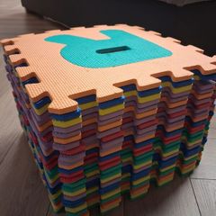 Floor Foam Mats Set Alphabet Tiles Mat Educational Learning Toy