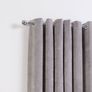 curtain pole Malmo 28mm Smooth Ball Chrome metal curtain pole comes complete with finials, bracket and rings. Image 3
