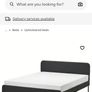 IKEA Slattum Double Bed with Mattress and Mattress Topper Image 3
