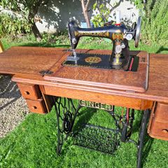 Antique Singer treadle sewing machine
