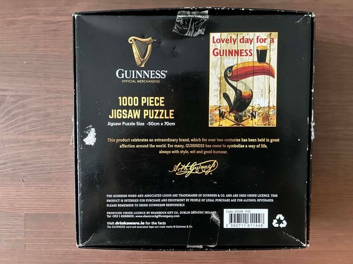 Guinness 1000 pcs jigsaw puzzle