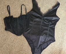 Black Corset Top Bundle XS-S | H&M Primark