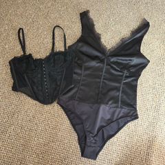 Black Corset Top Bundle XS-S | H&M Primark