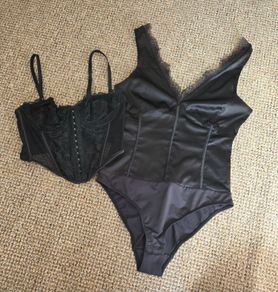 Black Corset Top Bundle XS-S | H&M Primark