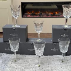 Waterford Crystal Lismore Wine glasses x 6