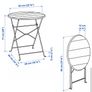 Sundso bistro outdoor table black Image 2