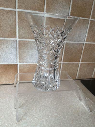 Dublin Crystal 7.25" Flower Vase as New
