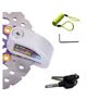 Motorbike Disk Lock - silver - 2 keys Image 3