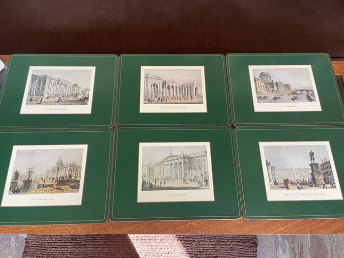 Six Pimpernel Traditional Eire Series Dublin Placemats