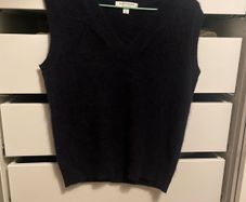 AUTOGRAPH wool cashmere knit vest top