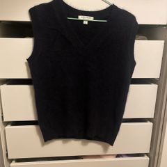 AUTOGRAPH wool cashmere knit vest top