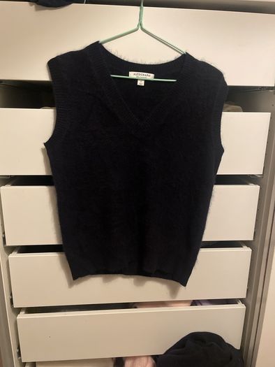 AUTOGRAPH wool cashmere knit vest top