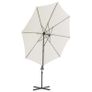 Cantilever Umbrella with Steel Pole Sand 300 cm Image 3