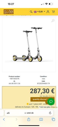 Segway ninebot c10 scooter