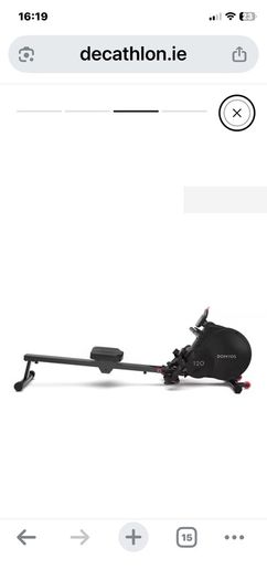 rowing machine domyos essential 120