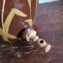 Mid century signed Slipware cider flagon Image 3