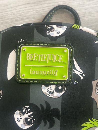 Loungefly Beetlejuice Chibi Characters All-over Print Mini Backpack