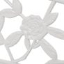 Garden Bench 100 cm Cast Aluminium White Image 3