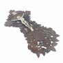 Vintage French wooden crucifix Image 4