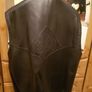 sleaveless leather jacket Image 3