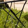 Foldable metal table Image 4