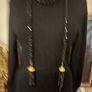 Long tasseled necklace or belt Image 4