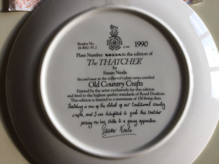 Collectible Royal Doulton Plates X 5.