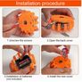 3pcs LED Road Signal Emergency Light Group -9 Lighting Modes, Strong Magnetic Hook Image 4