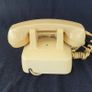 1980s cream rotary telephone PROP vintage Image 4