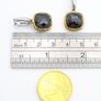 Y2k Italian Designer Sterling Silver Ti Sento Milano Faceted Crystal Earrings Image 8