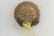 Vintage Wicker Hat Brooch