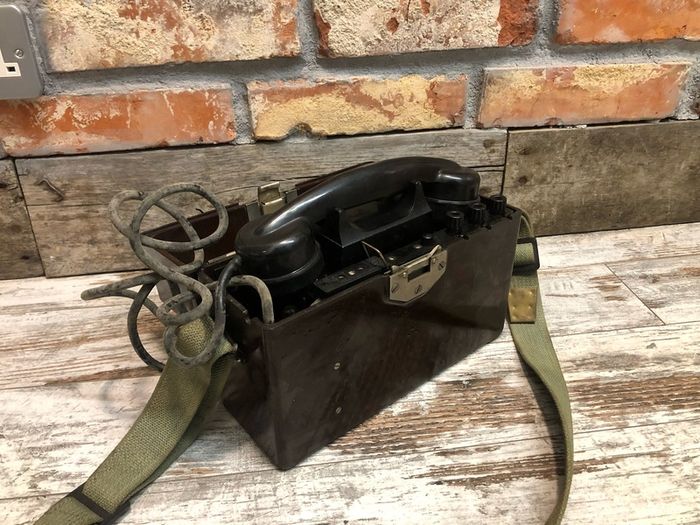 vintage military phone