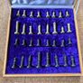 Handmade Stone Chess Set with Wooden Border Image 6