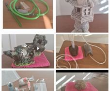 Over 10 items, including Tetra air pump, filter floss, etc...