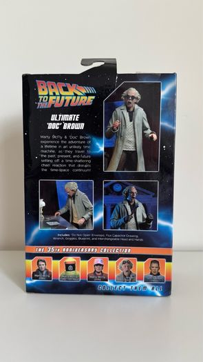 NECA Back To The Future Doc Brown Ultimate 7" Scale Official Action Figure