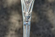 Six Highly Ornate Irish Sterling Silver Teaspoons