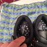 Toezone boys leather shoes with bag Image 3