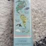 New World Animal Map Canvas Poster Image 4