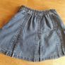Cute GAP Girls Denim Stiched Skirt Age 3 Yrs Image 4