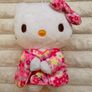 Hello Kitty Sanio Sakura Kimono  pink floral  Mini approx. 14 cm. Used please see photos Image 2