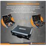 MACHOMAN 146 Piece Professional Aluminum Case with Multiple Tools Image 4