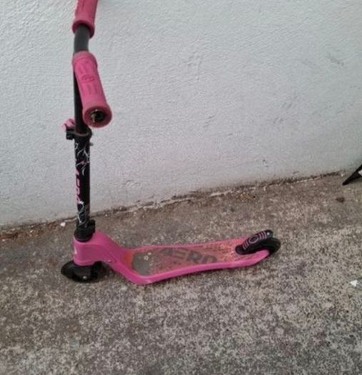 pink scooter