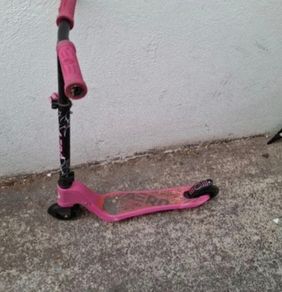 pink scooter
