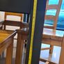 Solid wood dining table and 6 chairs Image 5